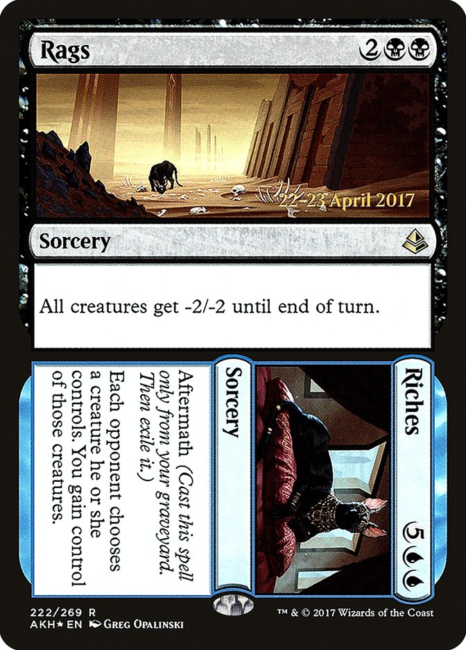 Rags // Riches [Amonkhet Prerelease Promos] | Lots Moore NSW