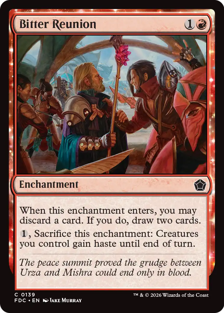 Bitter Reunion [Foundations Commander] | Lots Moore NSW
