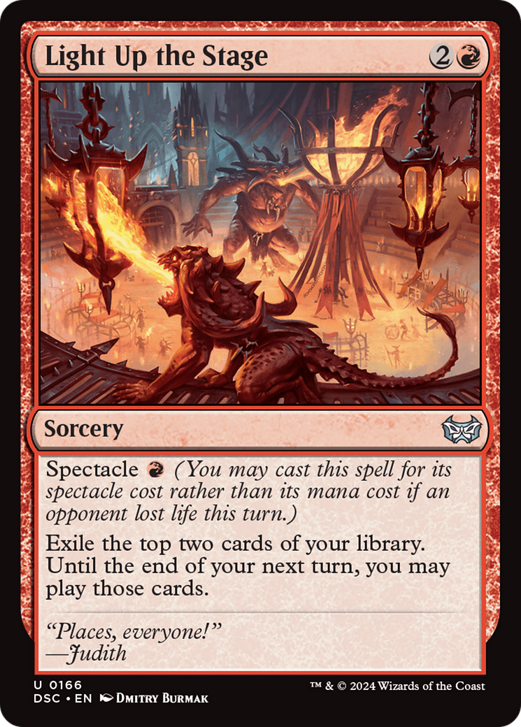 Light Up the Stage [Duskmourn: House of Horror Commander] | Lots Moore NSW