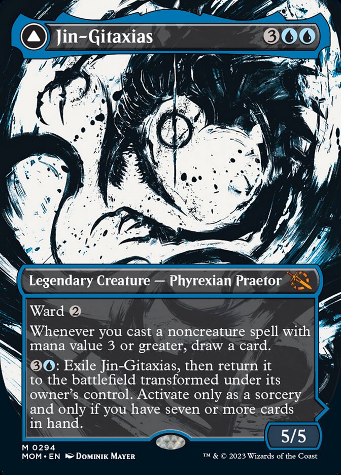 Jin-Gitaxias // The Great Synthesis (Showcase Planar Booster Fun) [March of the Machine] | Lots Moore NSW