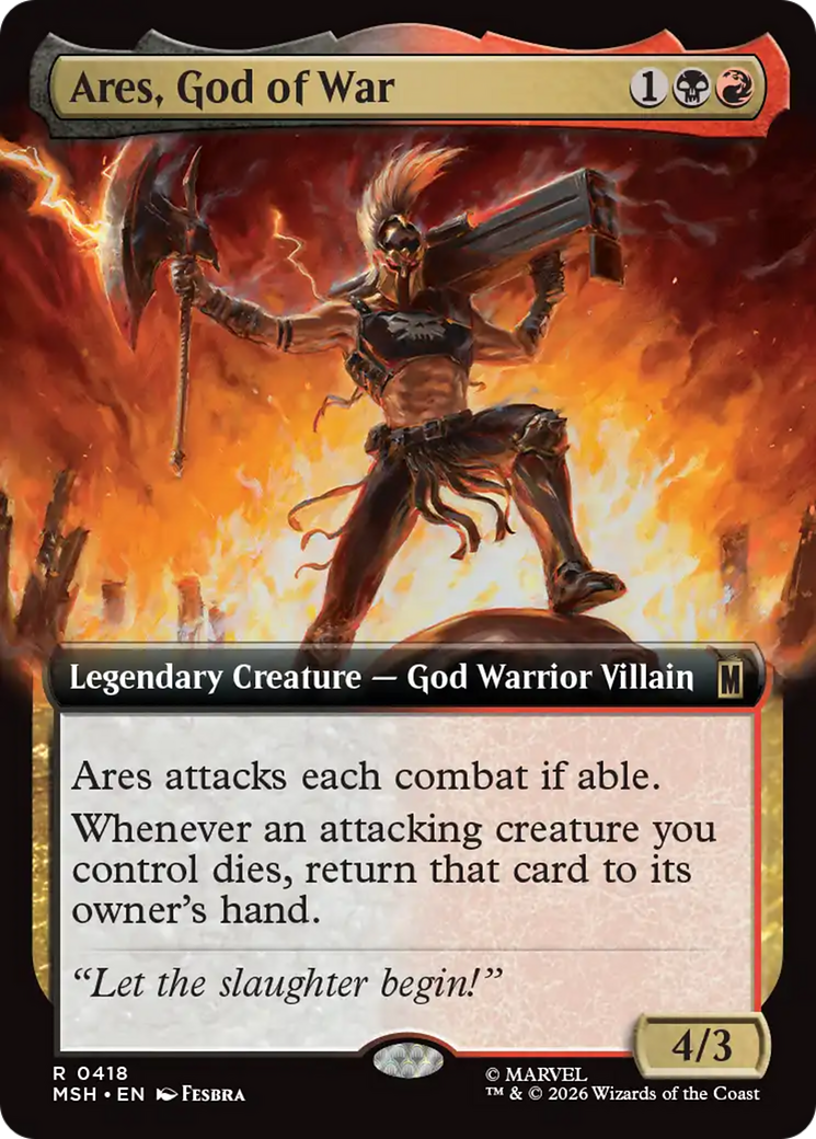 Ares, God of War (Extended Art) [Marvel Super Heroes] | Lots Moore NSW