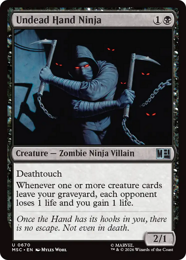 Undead Hand Ninja [Marvel Super Heroes Commander] | Lots Moore NSW
