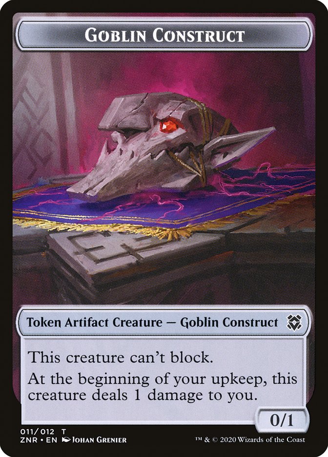 Goblin Construct Token [Zendikar Rising Tokens] | Lots Moore NSW