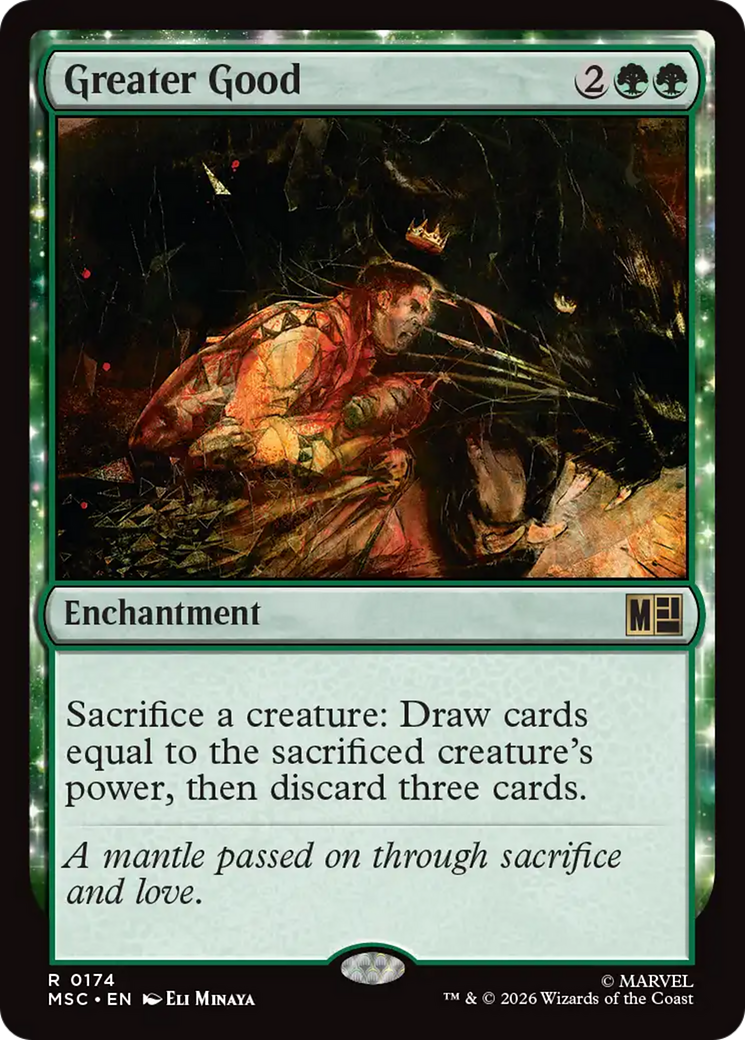 Greater Good (Surge Foil) [Marvel Super Heroes Commander] | Lots Moore NSW
