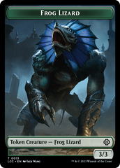 Frog Lizard // Merfolk (0003) Double-Sided Token [The Lost Caverns of Ixalan Commander Tokens] | Lots Moore NSW