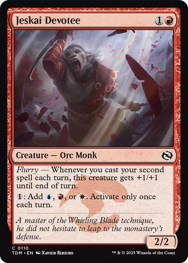 Jeskai Devotee [Tarkir: Dragonstorm] | Lots Moore NSW