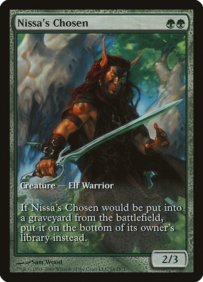 Nissa's Chosen (Game Day) (Extended Art) [Zendikar Promos] | Lots Moore NSW