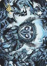 Vega, the Watcher Art Card (Gold-Stamped Signature) [Kaldheim Art Series] | Lots Moore NSW