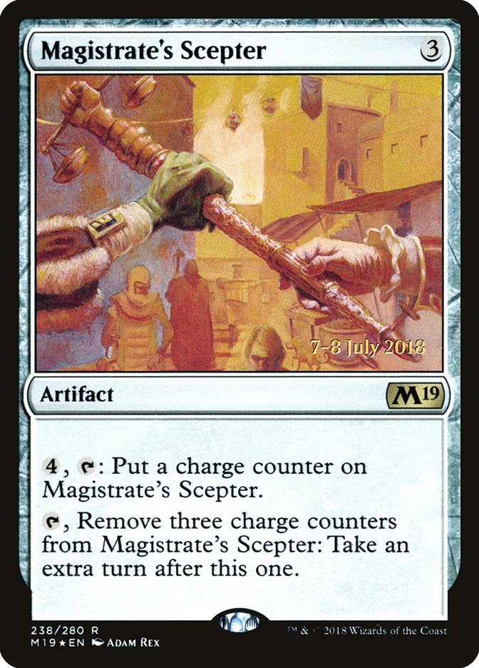 Magistrate's Scepter [Core Set 2019 Prerelease Promos] | Lots Moore NSW