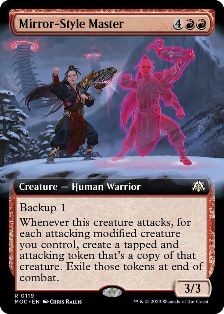 Mirror-Style Master (Extended Art) [March of the Machine Commander] | Lots Moore NSW