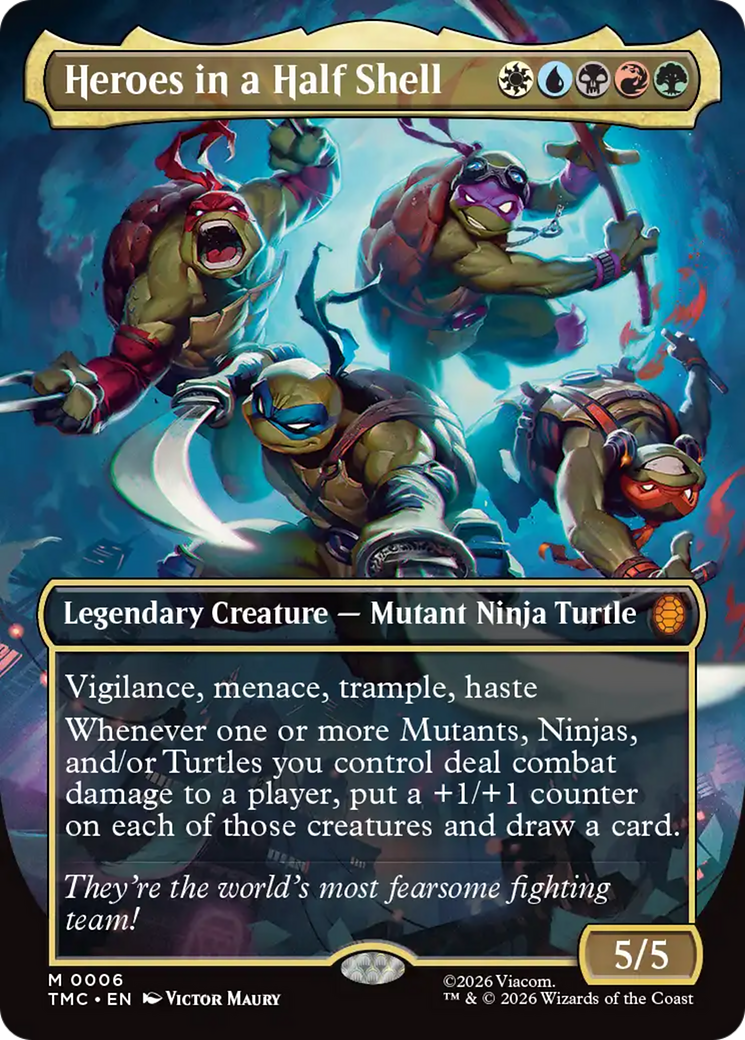 Heroes in a Half Shell (Borderless) [Teenage Mutant Ninja Turtles Commander] | Lots Moore NSW