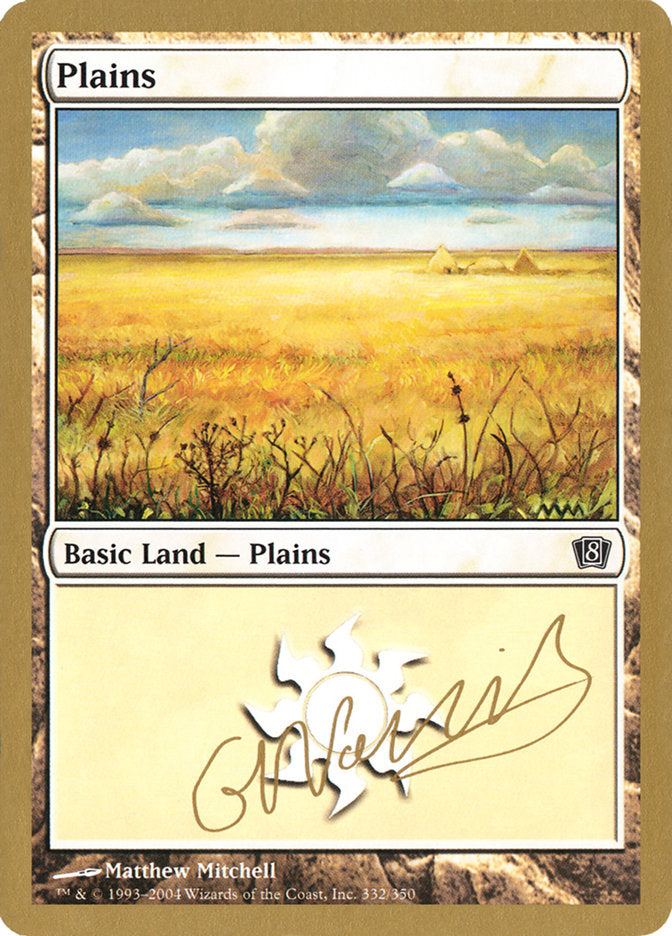 Plains (gn332) (Gabriel Nassif) [World Championship Decks 2004] | Lots Moore NSW