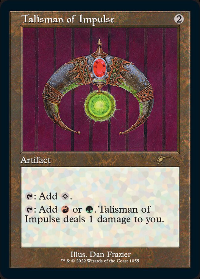 Talisman of Impulse (Foil Etched) [Secret Lair Drop Series] | Lots Moore NSW