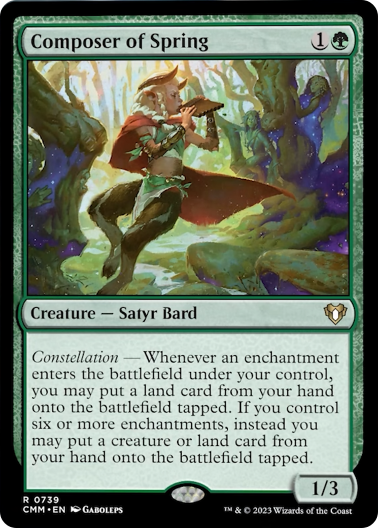 Composer of Spring [Commander Masters] | Lots Moore NSW