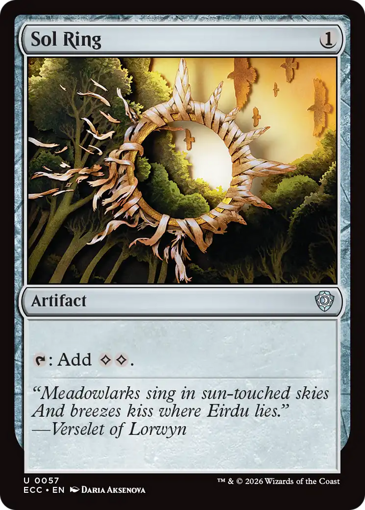 Sol Ring (0057) [Lorwyn Eclipsed Commander] | Lots Moore NSW
