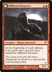 Afflicted Deserter // Werewolf Ransacker [Dark Ascension] | Lots Moore NSW