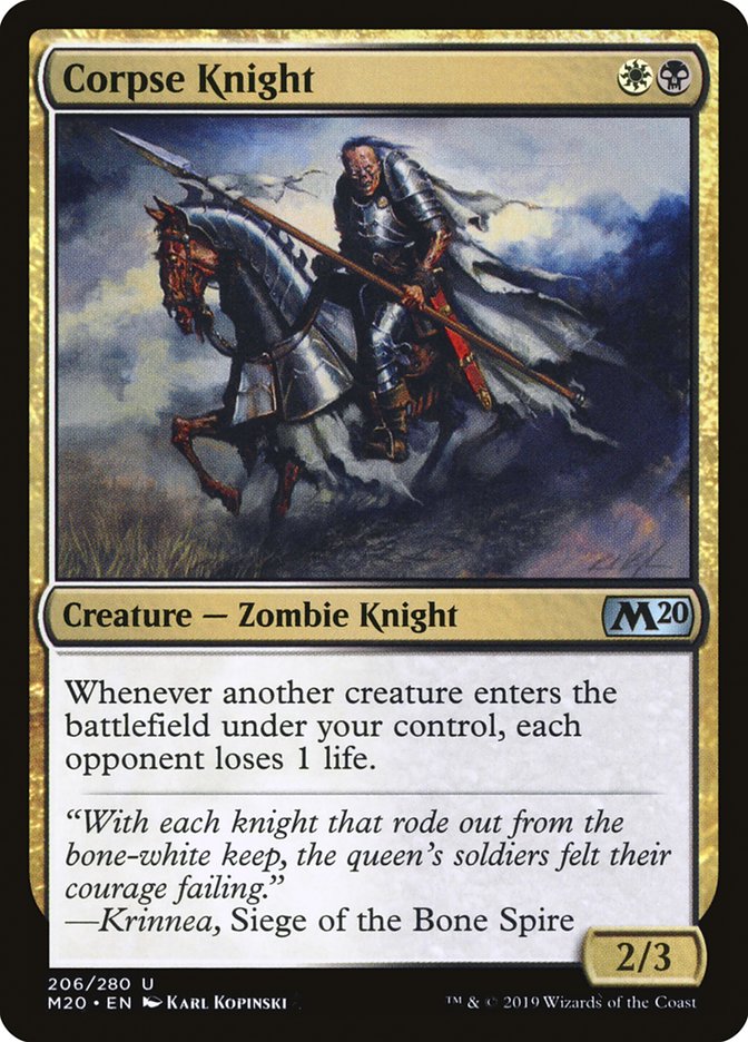 Corpse Knight (2/3) [Core Set 2020] | Lots Moore NSW