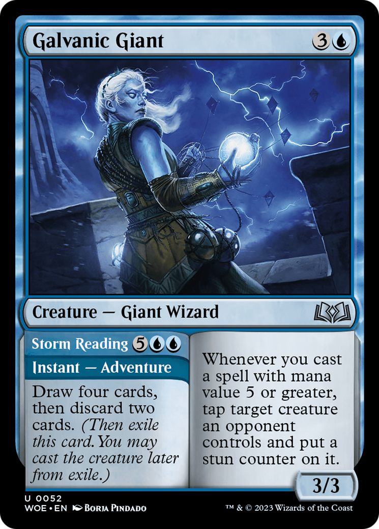 Galvanic Giant // Storm Reading [Wilds of Eldraine] | Lots Moore NSW