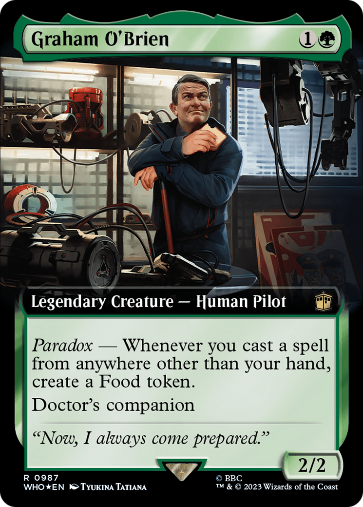 Graham O'Brien (Extended Art) (Surge Foil) [Doctor Who] | Lots Moore NSW