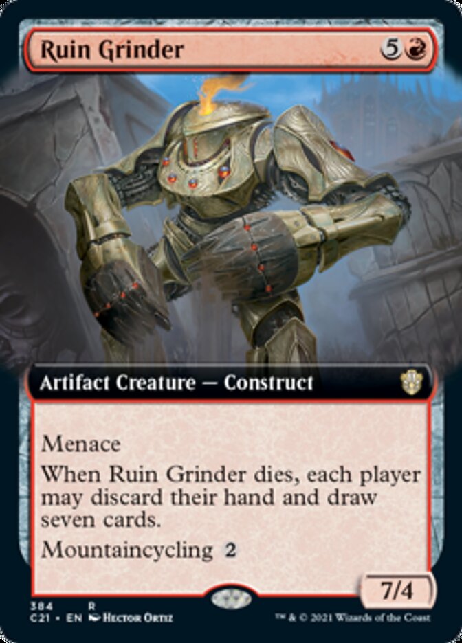Ruin Grinder (Extended Art) [Commander 2021] | Lots Moore NSW