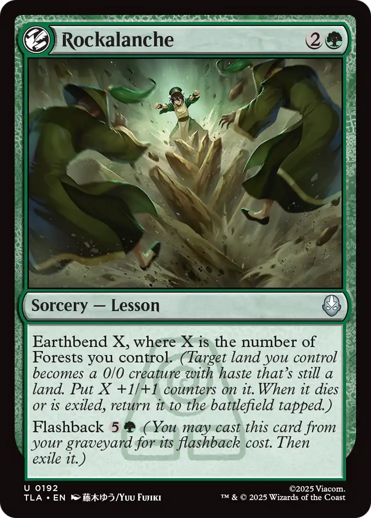 Rockalanche [Avatar: The Last Airbender] | Lots Moore NSW