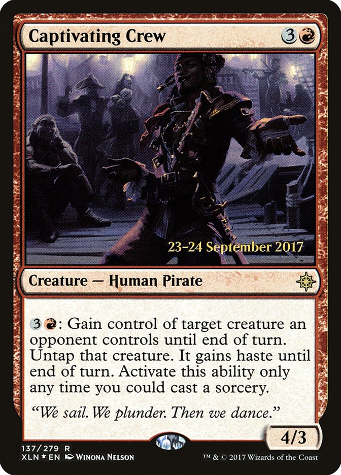 Captivating Crew [Ixalan Prerelease Promos] | Lots Moore NSW