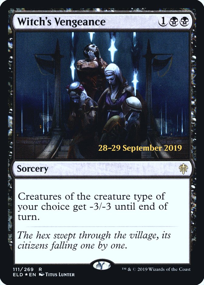 Witch's Vengeance [Throne of Eldraine Prerelease Promos] | Lots Moore NSW