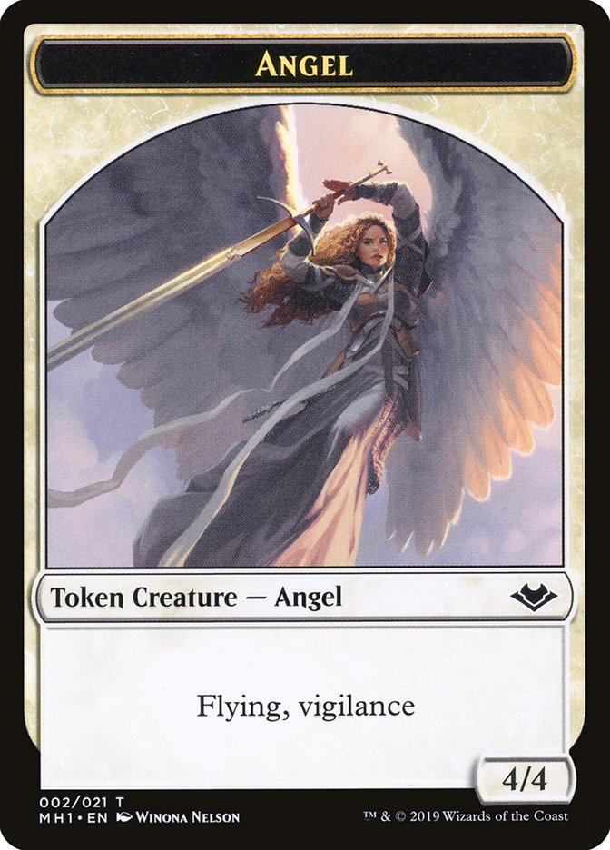 Shapeshifter (001) // Angel (002) Double-Sided Token [Modern Horizons Tokens] | Lots Moore NSW