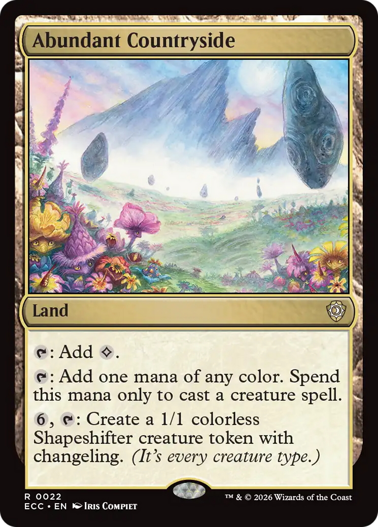 Abundant Countryside [Lorwyn Eclipsed Commander] | Lots Moore NSW