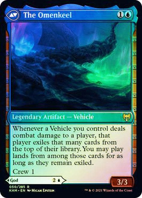 Cosima, God of the Voyage // The Omenkeel [Kaldheim Prerelease Promos] | Lots Moore NSW