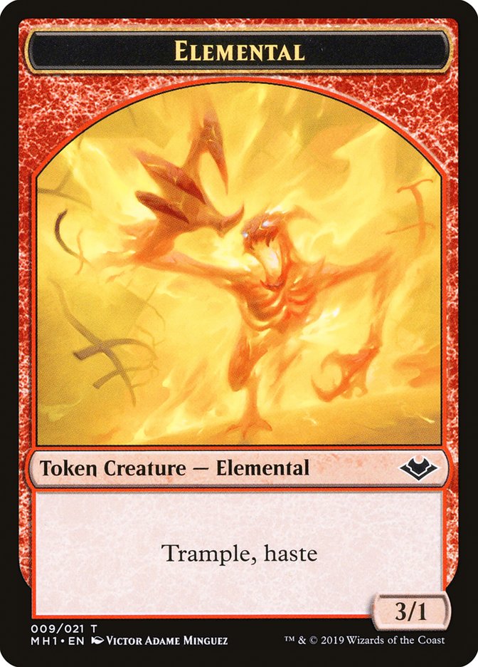 Bird (003) // Elemental (009) Double-Sided Token [Modern Horizons Tokens] | Lots Moore NSW