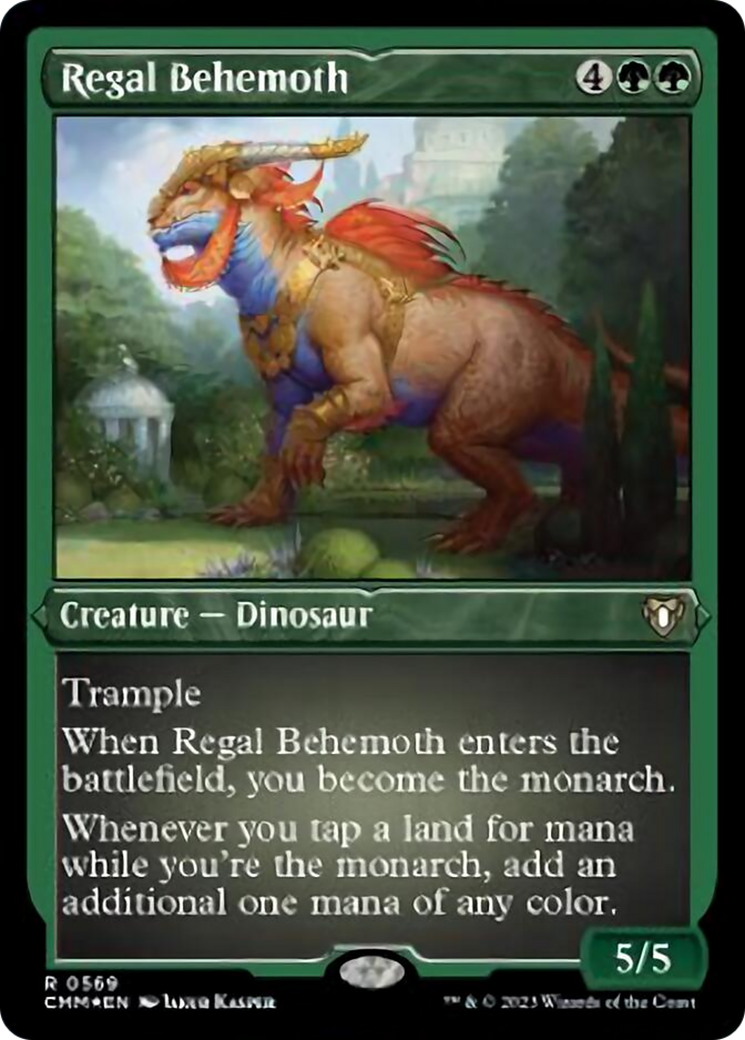 Regal Behemoth (Foil Etched) [Commander Masters] | Lots Moore NSW