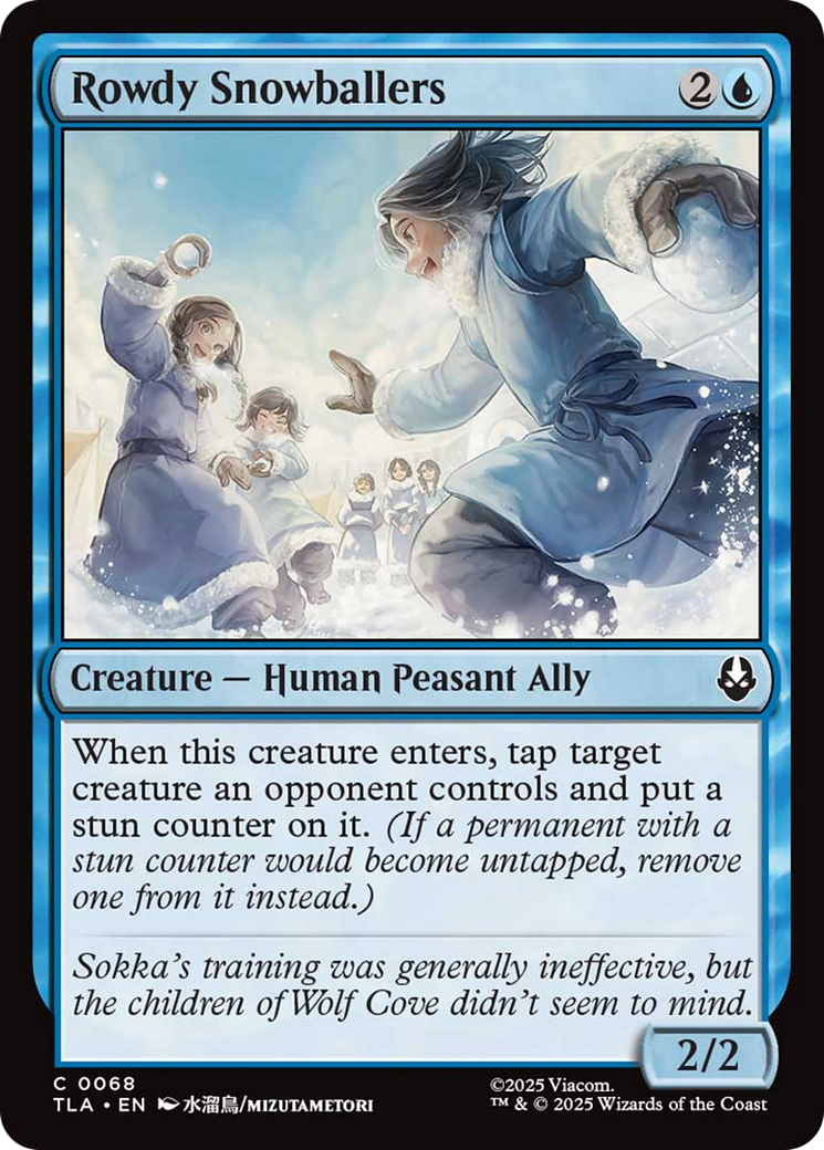 Rowdy Snowballers [Avatar: The Last Airbender] | Lots Moore NSW