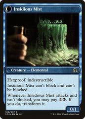 Elusive Tormentor // Insidious Mist [Shadows over Innistrad Prerelease Promos] | Lots Moore NSW