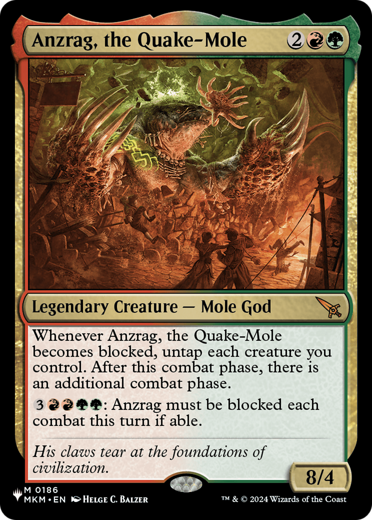 Anzrag, the Quake-Mole [The List] | Lots Moore NSW