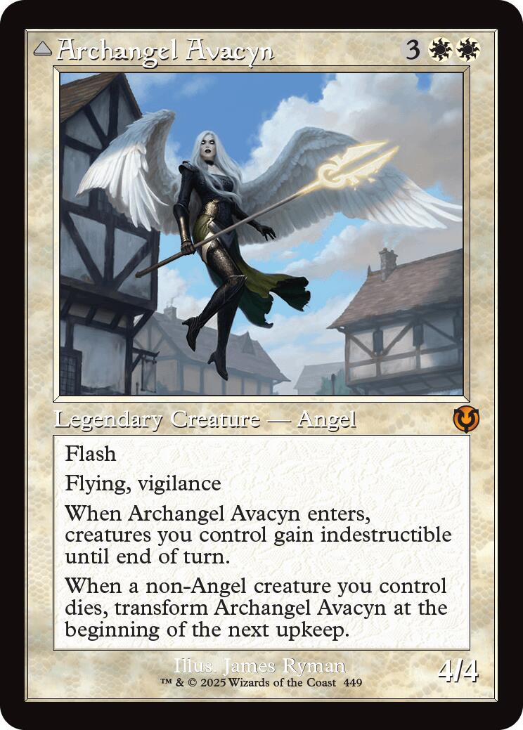 Archangel Avacyn // Avacyn, the Purifier (Retro Frame) [Innistrad Remastered] | Lots Moore NSW