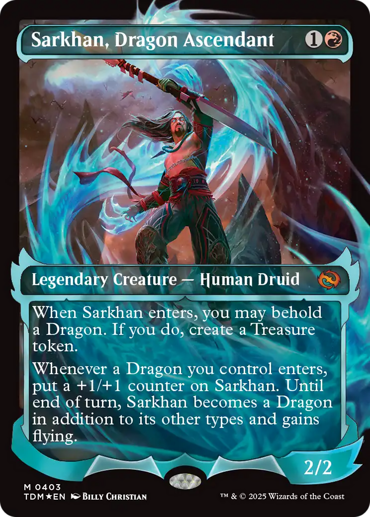 Sarkhan, Dragon Ascendant (0403) (Showcase) [Tarkir: Dragonstorm] | Lots Moore NSW