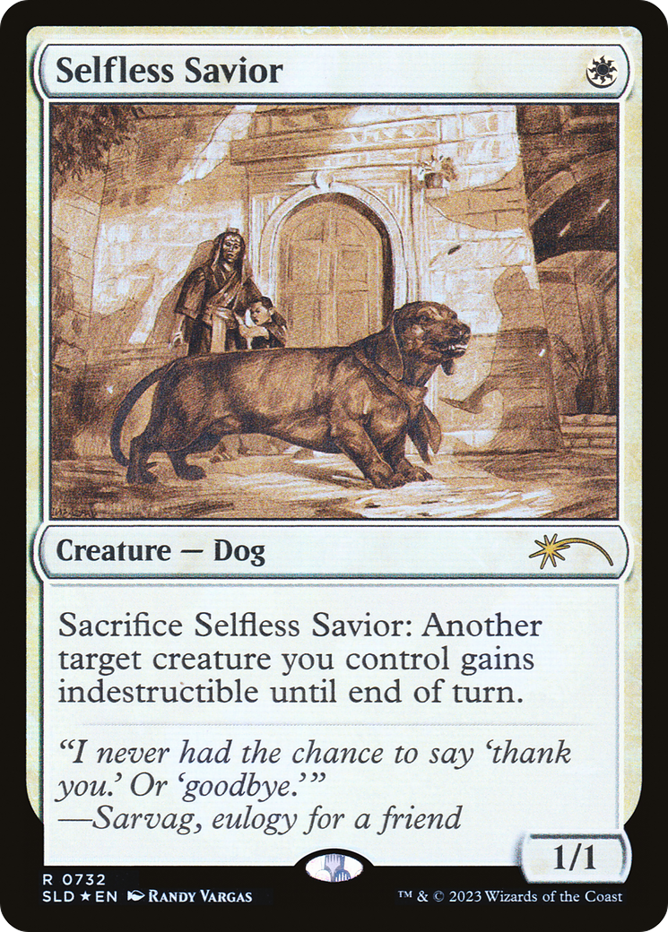 Selfless Savior (Sketch) [Secret Lair Drop Promos] | Lots Moore NSW