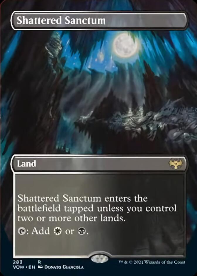 Shattered Sanctum (Borderless Alternate Art) [Innistrad: Crimson Vow] | Lots Moore NSW