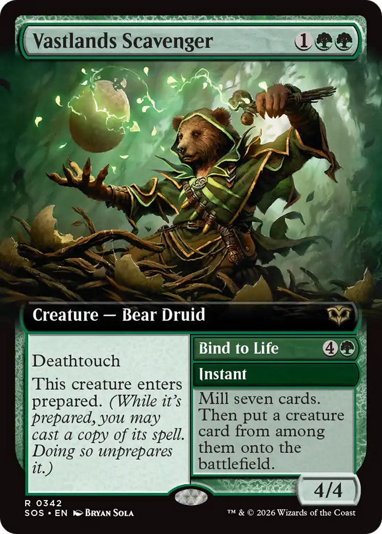 Vastlands Scavenger (Extended Art) [Secrets of Strixhaven] | Lots Moore NSW