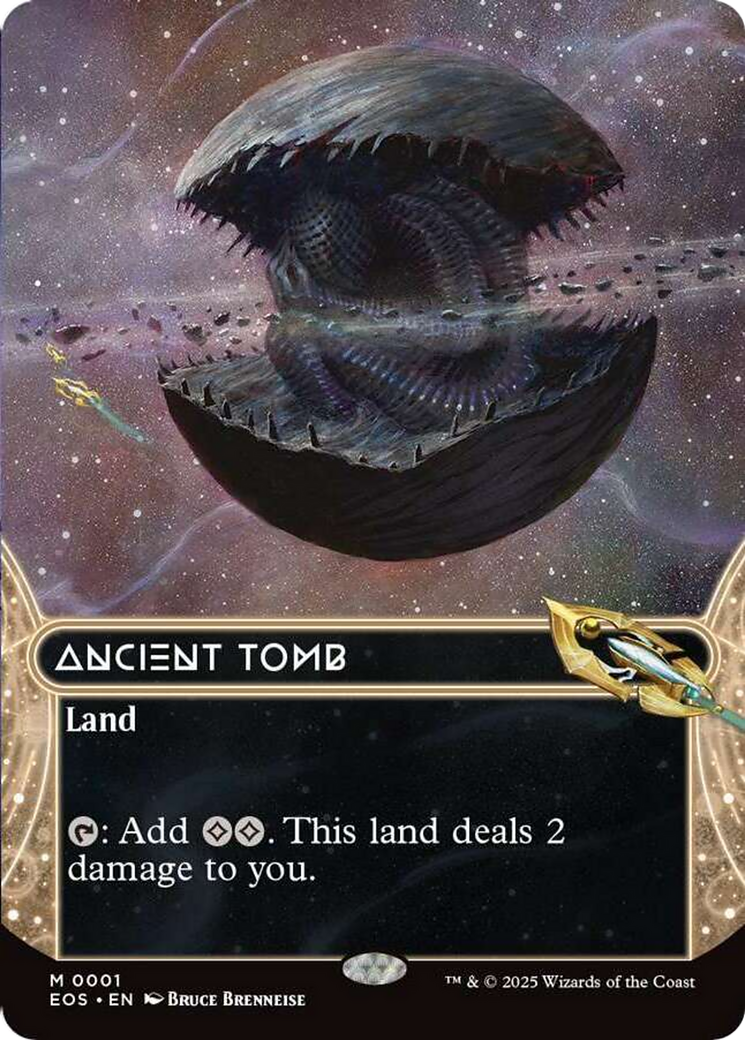Ancient Tomb (0001) (Borderless) [Edge of Eternities: Stellar Sights] | Lots Moore NSW