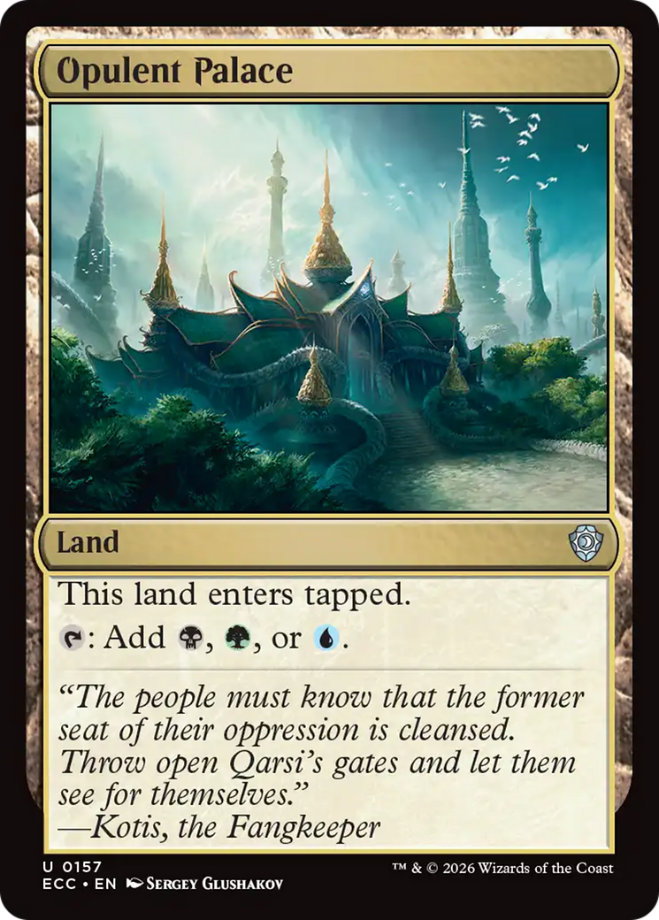 Opulent Palace [Lorwyn Eclipsed Commander] | Lots Moore NSW