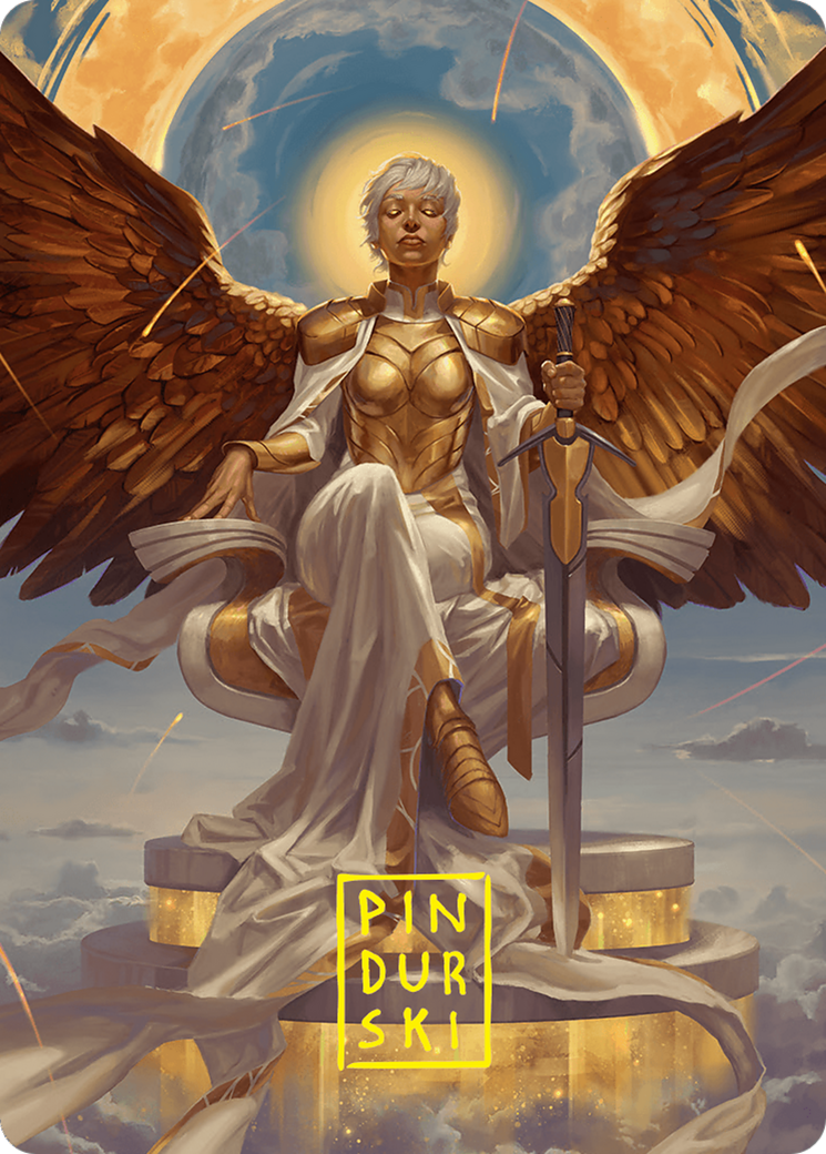 Herald of Eternal Dawn Art Card (27/54) (Gold-Stamped Signature) [Foundations Art Series] | Lots Moore NSW