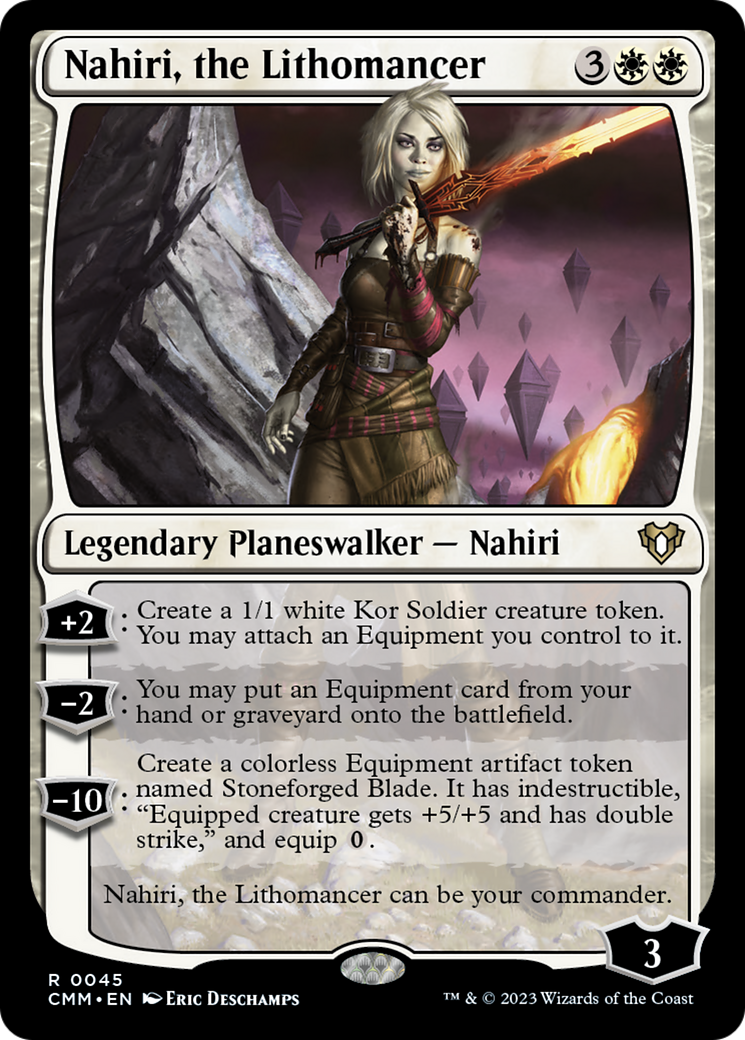 Nahiri, the Lithomancer [Commander Masters] | Lots Moore NSW