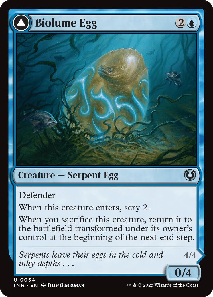 Biolume Egg // Biolume Serpent [Innistrad Remastered] | Lots Moore NSW