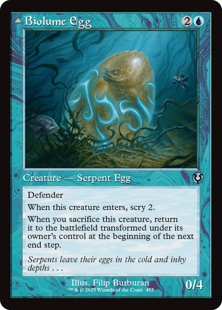 Biolume Egg // Biolume Serpent (Retro Frame) [Innistrad Remastered] | Lots Moore NSW