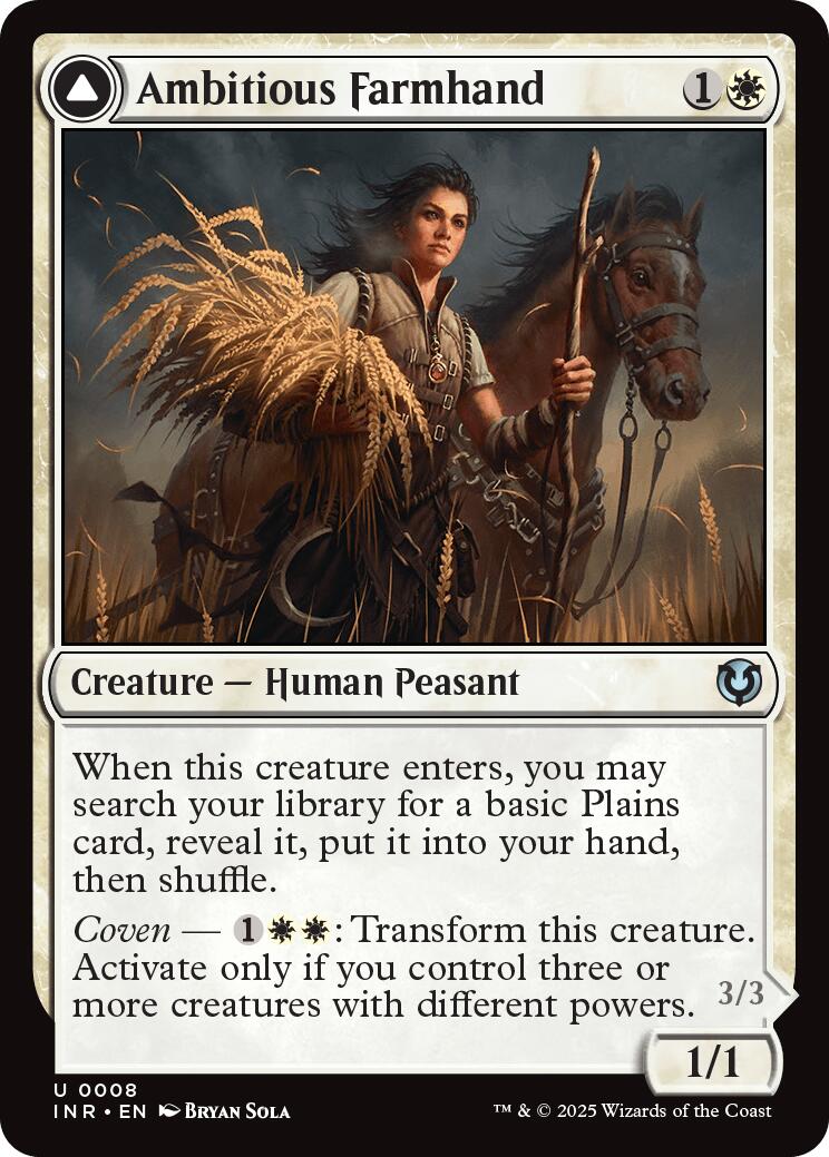 Ambitious Farmhand // Seasoned Cathar [Innistrad Remastered] | Lots Moore NSW