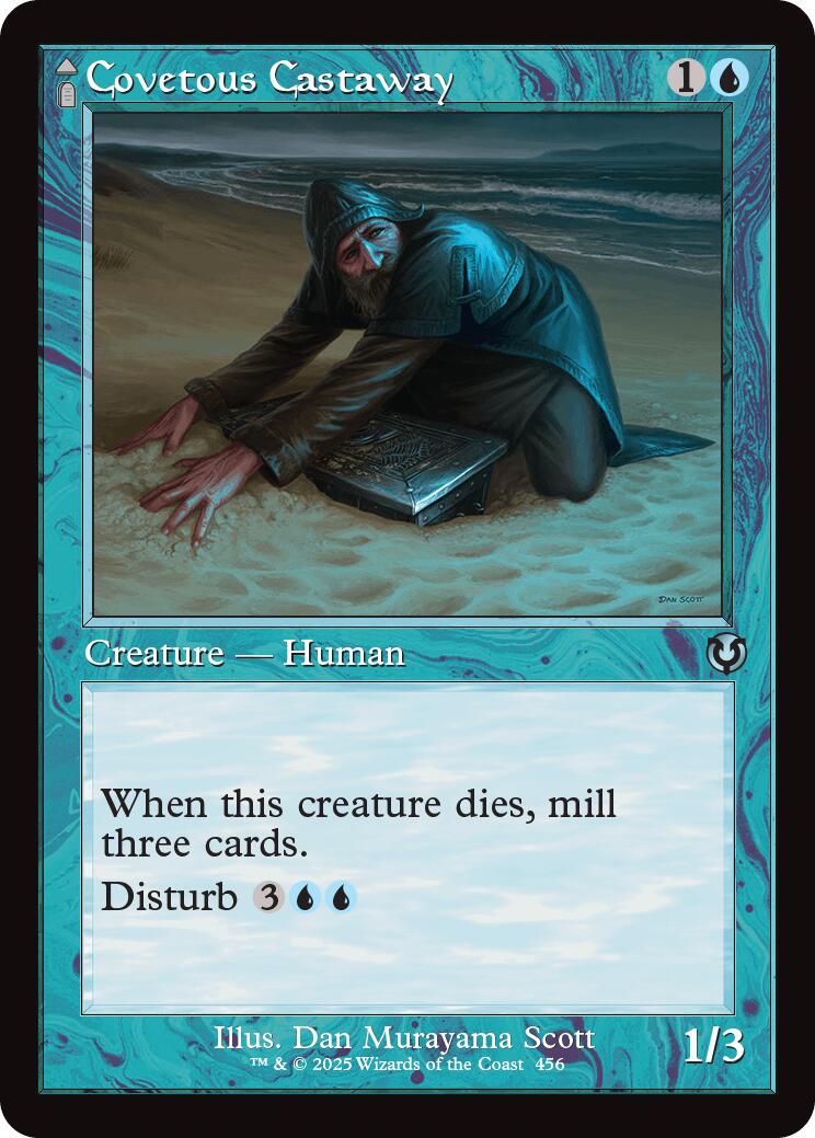 Covetous Castaway // Ghostly Castigator (Retro Frame) [Innistrad Remastered] | Lots Moore NSW