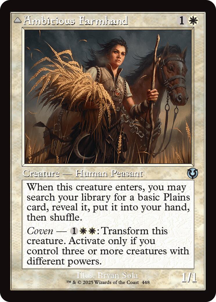 Ambitious Farmhand // Seasoned Cathar (Retro Frame) [Innistrad Remastered] | Lots Moore NSW