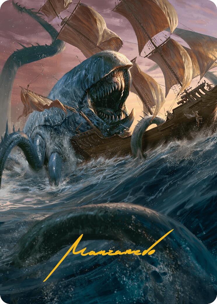 Hullbreaker Horror Art Card (Gold-Stamped Signature) [Innistrad Remastered Art Series] | Lots Moore NSW